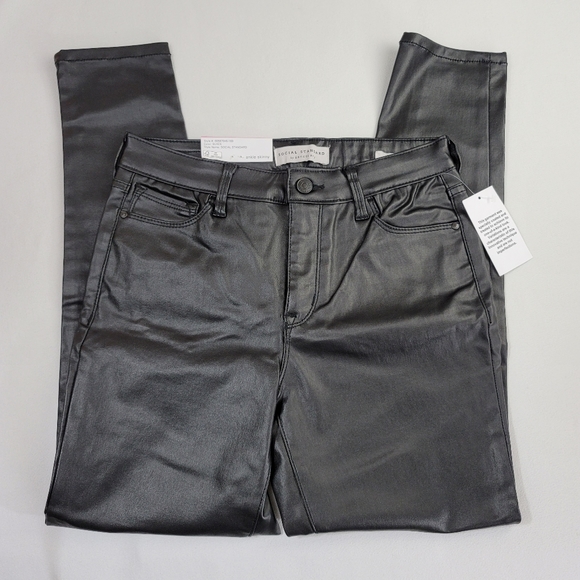 Social Standard By Sanctuary Ankle Skinny Coated Pants Sz 6 - Picture 1 of 13